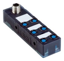 SICK Y8A36A2-C2A8000XXX 传感器配电盒, M12连接器 - 8极, M8连接器-3极, 6 端口, IP65, IP67