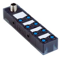 SICK Y8A38A2-C2AB000XXX 传感器配电盒, M12连接器-12极, M8连接器-3极, 8 端口, IP65, IP67