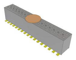 SAMTEC FLE-117-01-G-DV-K-FR PCB插座, 板至板, 线至板, 1.27 mm, 2 排, 34 触点, 表面安装直型, Tiger Beam FLE Series