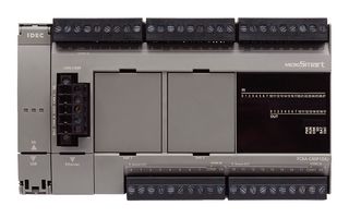 IDEC FC6A-C40P1CE PLC, Transistor Source, 24 Input, 16 Output, 24 VDC, DIN Rail, IP20, MicroSmart FC6A Series