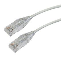 VIDEK 2994-10GY Ethernet Cable, LSZH, Cat6, RJ45 Plug to RJ45 Plug, UTP (Unshielded Twisted Pair), Grey, 10 m
