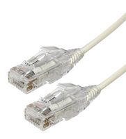 VIDEK 2994-10W Ethernet Cable, LSZH, Cat6, RJ45 Plug to RJ45 Plug, UTP (Unshielded Twisted Pair), White, 10 m