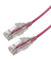 VIDEK 2994-15PK 以太网线缆, LSZH(低烟无卤), Cat6, RJ45插头至RJ45插头, UTP (非屏蔽双绞线), 粉红色, 15 m, 49.2 ft