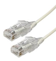 VIDEK 2994-15W Ethernet Cable, LSZH, Cat6, RJ45 Plug to RJ45 Plug, UTP (Unshielded Twisted Pair), White, 15 m