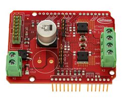 INFINEON DCSHIELDBTN9960LVTOBO1 评估屏蔽板,BTN9960LV,直流有刷电机