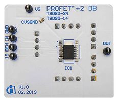 INFINEON PROF2BTS70021EPPDBTOBO1 评估板,BTS7002-1EPP、高压侧开关、电源管理 - 负载开关