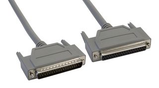 AMPHENOL CABLES ON DEMAND CS-DSDMDB37MF-010 计算机电缆, D-SUB插头, 37路, D-Sub插座, 37路, 10 ft, 3.05 m, 灰色