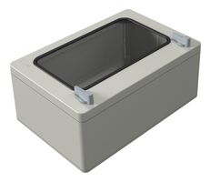 ROSE 22406000 塑料机壳, 带窗和把手, 工业, 聚酯 (PET), 玻璃纤维强化, 400 mm, 600 mm, 250 mm, IP66