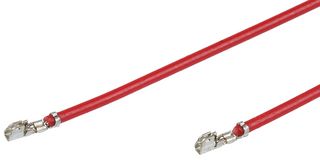 MOLEX 219674-2125 连接电缆, 28AWG, 预压接引线 OneBlade 插座至vOneBlade 插座, 17.7 ", 450 mm, 219674 Series, 红色