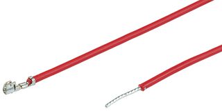 MOLEX 219675-2112 连接电缆, 30AWG, 预压接引线 OneBlade 插座至自由线端, 5.9 ", 150 mm, 219675 Series, 红色
