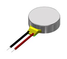 PUI AUDIO HD-EM0802-LW30-R 直流电机, 触觉, 无刷, 3 VDC, 13000 rpm, 8 mm