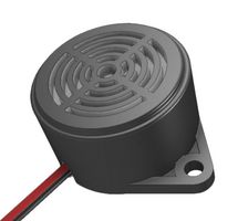 PUI AUDIO AI-2604-TF-LW120-24V Audio Indicator, Continuous, 82 dBA, 400 Hz, 20 VDC to 28 VDC, Flanged