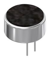 PUI AUDIO POM-2242P-C33-R Microphone, Omnidirectional, 50 Hz to 16 kHz, 2 VDC to 10 VDC, 2.2 kohm, -42 dB, 500 µA