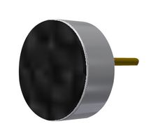 PUI AUDIO TOW-1530P-R Microphone, Omnidirectional, 50 Hz to 16 kHz, 2 VDC to 10 VDC, 2.2 kohm, -30 dB, 500 µA