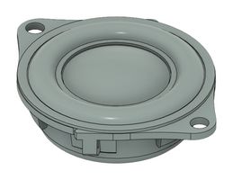 PUI AUDIO AS04304PR-F-WP-R Speaker, 20kHz to 180Hz, 4 ohm, 85dB, 5W, Round, Bare Mount