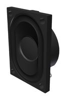 PUI AUDIO AS04008PO-2-WR-R Speaker, 20kHz to 450Hz, 8 ohm, 84dBA, 2W, Oval with Rectangular Frame, Panel Mount