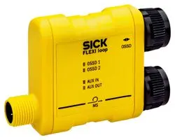 SICK FLN-OSSD1100108 柔性环,节点,光电安全输出,8针M12母连接器,FLN系列