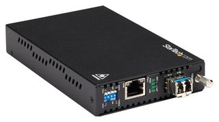 STARTECH ET91000SM10 转换器,千兆以太网铜转光纤媒体转换器,SM LC 10公里,千兆以太网转换器