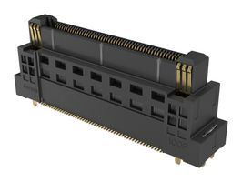 AMPHENOL COMMUNICATIONS SOLUTIONS B07P3K1B1AA1A01110 Mezzanine Connector, Plug, 0.5 mm, 2 Rows, 100 Contacts, Surface Mount Straight, Copper Alloy
