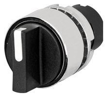 EAO 46-2828.3CV0.001 Switch Actuator, 2 Position, 30mm, Black, EAO 46 Series 22.3mm Non Illuminated Selector Switches