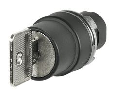 EAO 46-290J.1000.7P8 开关致动器, 2路,60°,29 mm, EAO 46 系列 22.3mm 钥匙锁开关, IP65, 46 Series