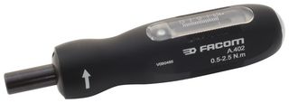 FACOM A.402 Torque, Screwdriver, 0.25" Drive, 147mm Length, 50cN-m to 2.5N-m