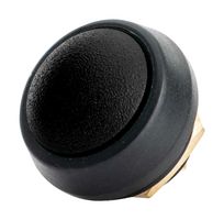 ITW SWITCHES 59-511 工业按钮开关, 59 Series, 13.6 mm, SPST-NO-DB, 瞬态, 圆形, 黑色