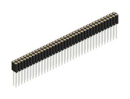 FISCHER ELEKTRONIK BL 10 72 PCB Receptacle, Board-to-Board, 2.54 mm, 2 Rows, 72 Contacts, Wire Wrap Straight, BL 10 Series