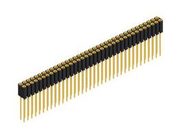FISCHER ELEKTRONIK BL 14 72 PCB Receptacle, Board-to-Board, 2.54 mm, 2 Rows, 72 Contacts, Through Hole Straight, BL_14 Series