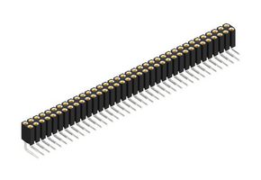 FISCHER ELEKTRONIK BL 8 72 PCB插座, 板至板, 2.54 mm, 2 排, 72 触点, 通孔直角, BL 8 Series