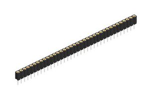 FISCHER ELEKTRONIK BLY 1 36 PCB插座, 板至板, 2 mm, 1 排, 36 触点, 通孔直型, BLY01 Series
