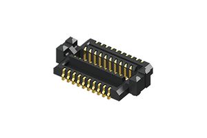 SAMTEC TLH-020-0.50-G-D-A-K Mezzanine连接器, 针座, 0.5 mm, 2 排, 20 触点, 表面安装, 铜合金