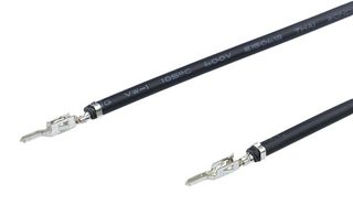 MOLEX 226197-3114 连接电缆, 预倒角引线 Mini-Fit Versa 引脚至 Mini-Fit Versa 引脚, 11.8 ", 300 mm, 226197 Series, 黑色