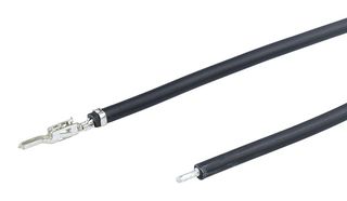 MOLEX 226197-4112 连接电缆, 预倒角引线迷你型 Versa 针至自由线端, 5.9 ", 150 mm, 226197 Series, 黑色