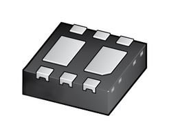 NEXPERIA PMDPB55XPAX 双路场效应管, MOSFET, 双P通道, 20 V, 3.6 A