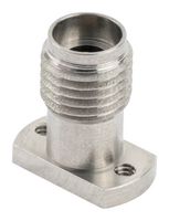 HUBER+SUHNER 82_SK-S50-0-201/199_NE 射频/同轴连接器, 2.92mm 同轴, 直型法兰安装插座, 焊接, 50 ohm, 铍铜
