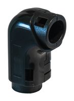 TUK PS90BK 连接线适配器,90°,黑色,6.5 mm外径 Cat5e、Cat6 或 Cat6A 以太网电缆