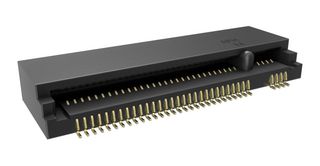 AMPHENOL COMMUNICATIONS SOLUTIONS MDT320M01501 卡边连接器, 双侧, 0.8 mm, 67 触芯, 表面安装, 直角