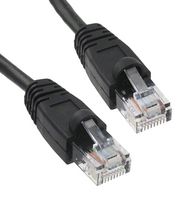 AMPHENOL COMMUNICATIONS SOLUTIONS RJE1Y32C05644401 以太网线缆, 8P8C, Cat6a, RJ45插头至RJ45插头, SFTP (屏蔽金属箔双绞线), 黑色, 3.05 m, 10 ft