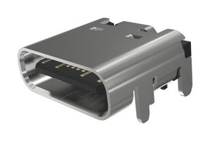 AMPHENOL COMMUNICATIONS SOLUTIONS 10155435-00011LF USB Connector, USB Type C, USB 2.0, Receptacle, 16 Ways, Surface Mount, Through Hole Mount