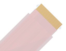 MOLEX 173280220 FFC / FPC Cable, 20 Core, 0.5 mm, Same Sided Contacts, 2 ", 51 mm, White