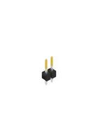 FISCHER ELEKTRONIK SL 1 025 2 S 引脚针座, 板至板, 线至板, 2.54 mm, 1 排, 2 触点, 通孔直型, SL 1 025 Series