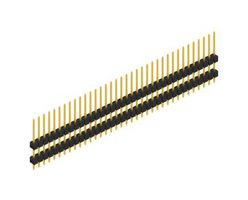 FISCHER ELEKTRONIK SL 13 097 36 G 引脚针座, 板至板, 线至板, 2.54 mm, 1 排, 36 触点, 通孔直型, SL 13 097 Series