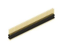 FISCHER ELEKTRONIK SL 14 071 72 G 引脚针座, 板至板, 线至板, 2.54 mm, 2 排, 72 触点, 通孔直型, SL 14 071 Series