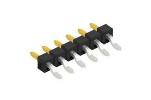 FISCHER ELEKTRONIK SL LP 7 SMD 030 6 S 引脚针座, 板至板, 线至板, 2.54 mm, 1 排, 6 触点, 表面安装直角, SL LP 7 SMD 030 Series