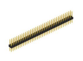 FISCHER ELEKTRONIK SL 2 078 72 G 引脚针座, 板至板, 线至板, 2.54 mm, 2 排, 72 触点, 通孔直型, SL 2 078 Series