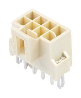 MOLEX 105312-2208 引脚针座, 电源, 板至板, 2.5 mm, 2 排, 8 触点, 通孔直型, Nano-Fit 105312 Series