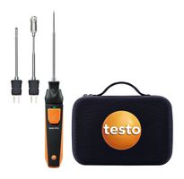 TESTO TESTO 915I TEMP KIT 温度测试套件, 915i 无线温度计,空气/浸入/渗透/探头,外壳,电池和校准协议