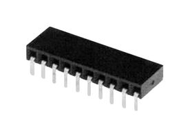 TE CONNECTIVITY 216602-3 PCB插座, 板至板, 2.54 mm, 1 排, 3 触点, 通孔安装直角, AMPMODU HV-190 Series