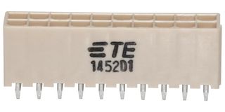 TE CONNECTIVITY 4-1775099-7 引脚针座, 线至板, 1.4 mm, 2 排, 20 触点, 通孔直型, ATX Series